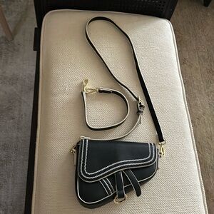 Prime original small saddle purse